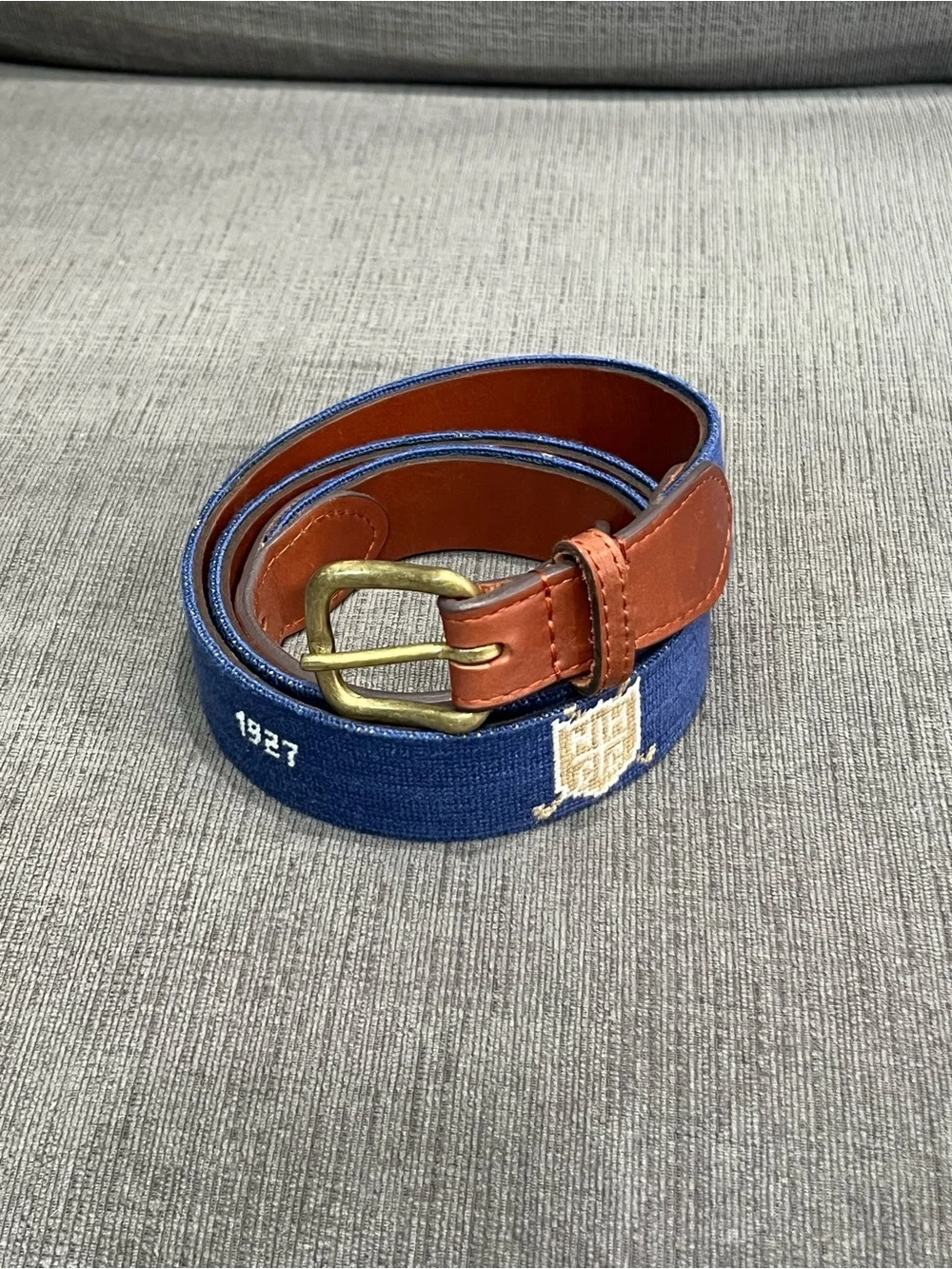 Smathers & Branson Needlepoint Belt 42